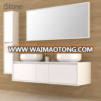 Modern bathroom cabinet wall mounted vanity WD2232-0