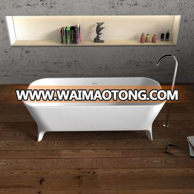 CE &CUPC solid surface Resin stone Bathtub WD65115