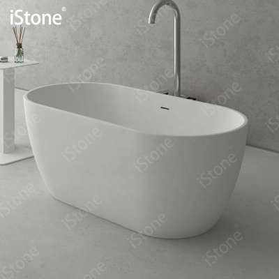 PMMA Solid Surface composite stone freestanding bathtub WD65103 / WD65104