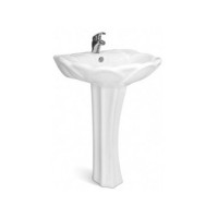 cylinder pedestal sink freestanding wash basin