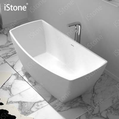 Solid Surface iStone composite stone freestanding bathtub WD65133