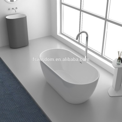 Thin-edge Seamless-joint New Freestanding Acrylic Bathtub WD6024