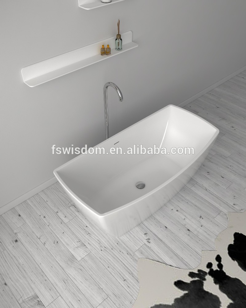 Seamless-joint & Thin-edge Acrylic New Freestanding Special Bathtub WD6033