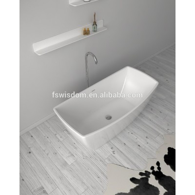 Seamless-joint & Thin-edge Acrylic New Freestanding Special Bathtub WD6033